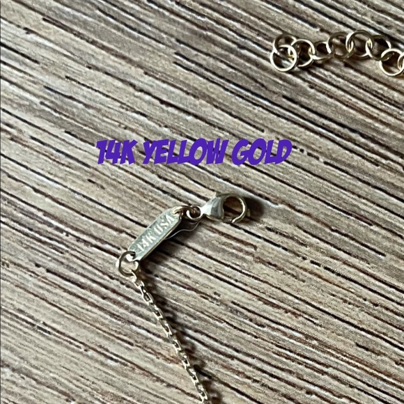 KALAN-14K Yellow Gold Diamond/Topaz BRACELET-Preow - Picture 7 of 12